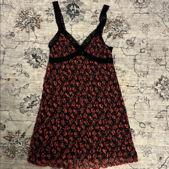 Urban Outfitters Dresses & Skirts - Urban Outfitters  Y2K Lace Dress - Black and Red
